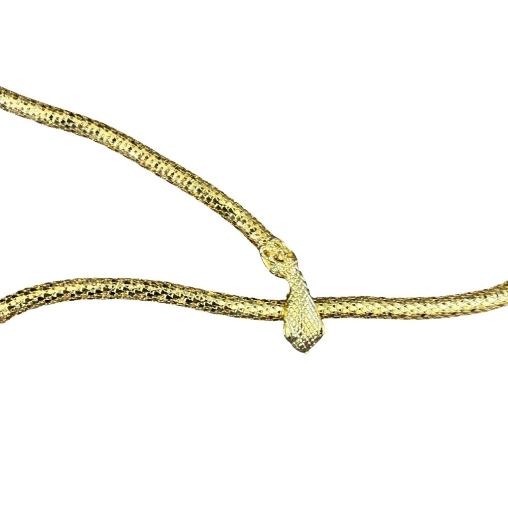 Vintage Gold Snake Chain Belt - Picture 5 of 8